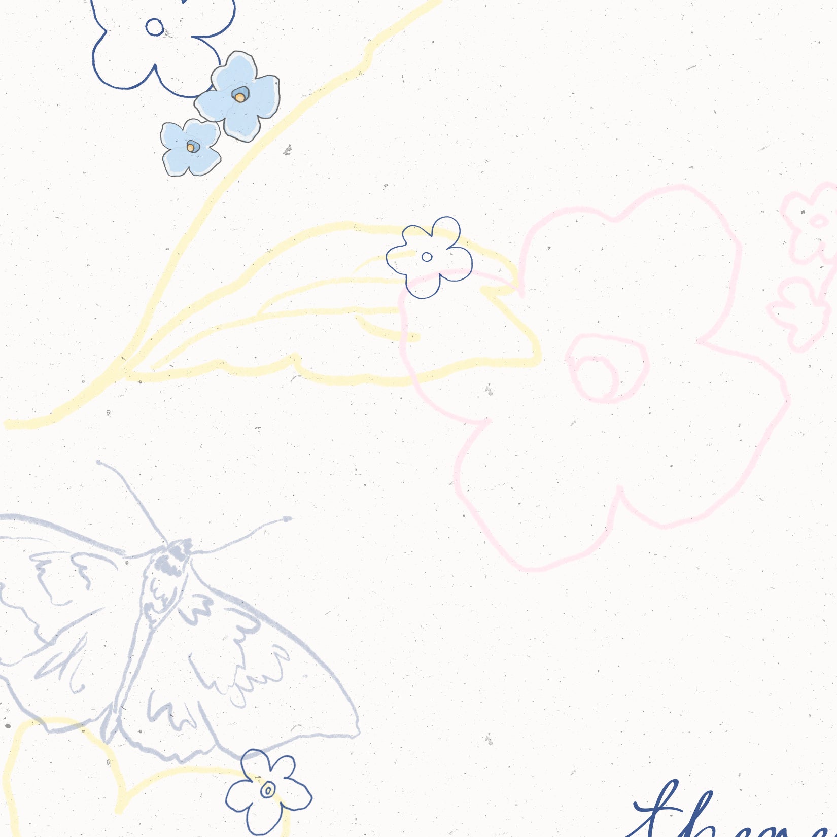 Daisy Blue - The Quirky Blooms
